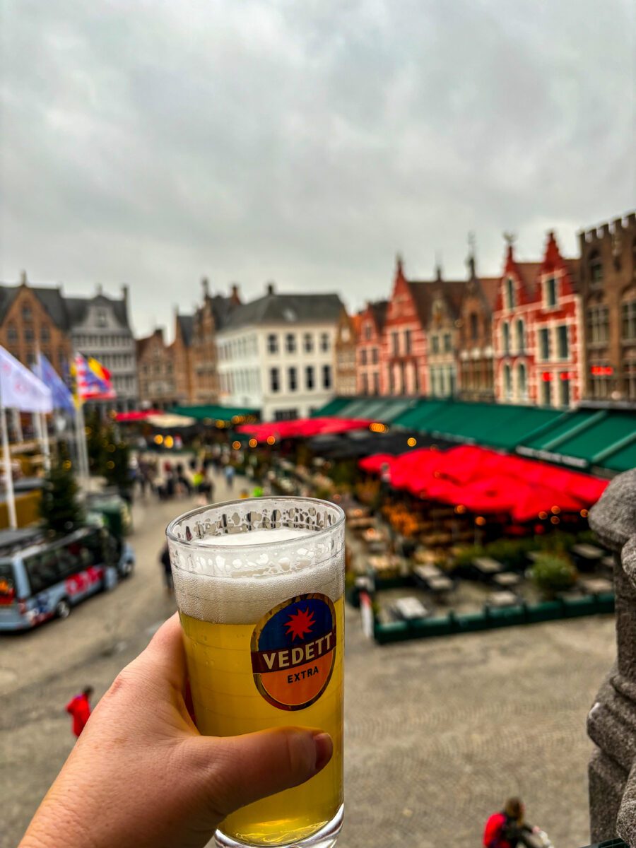 View from Historium Bruges Brewery