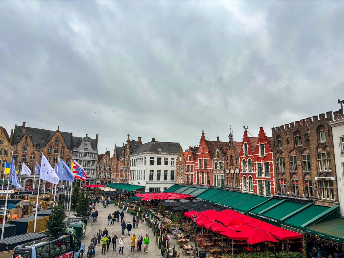View from Historium Bruges Brewery