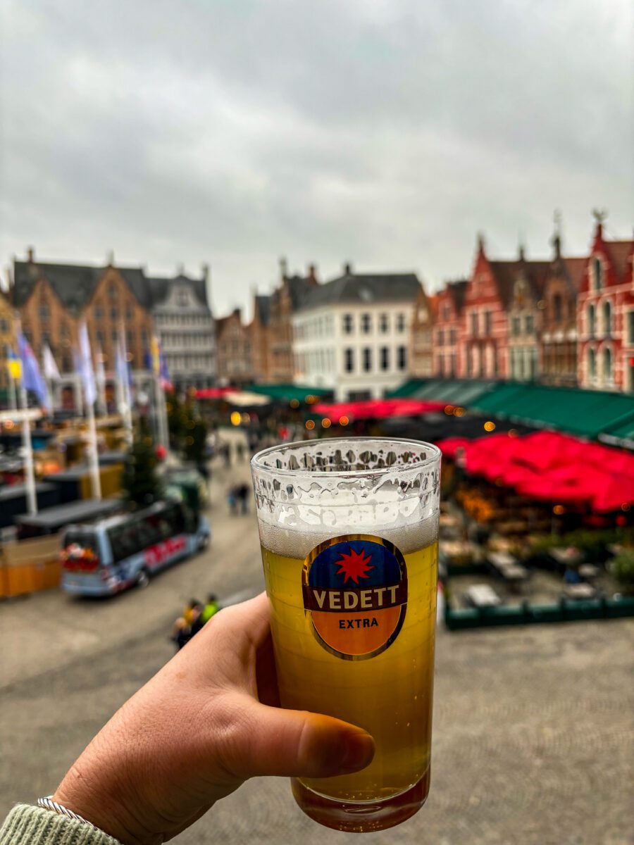 View from Historium Bruges Brewery