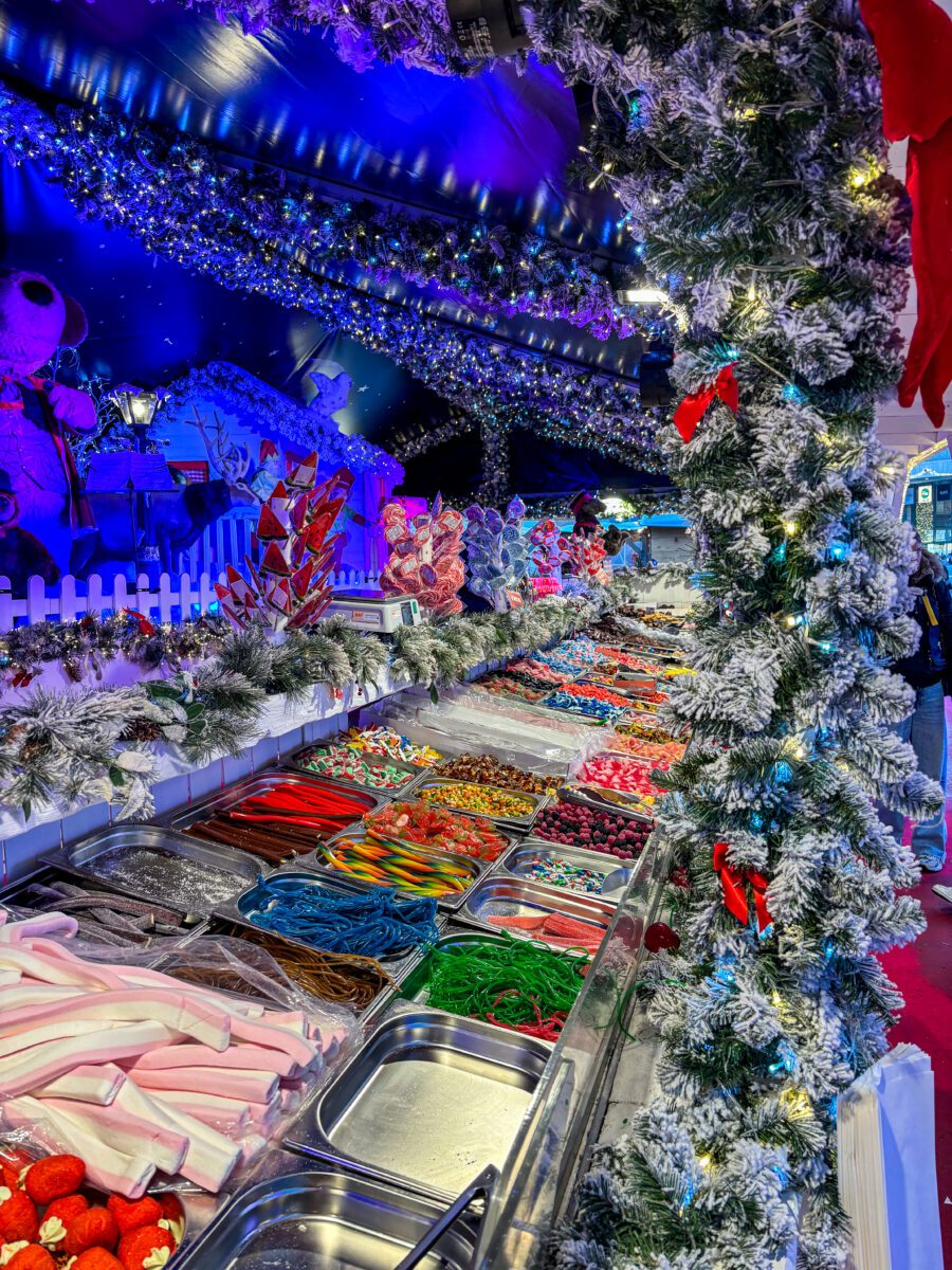 Brussels Christmas Market Candy Stall