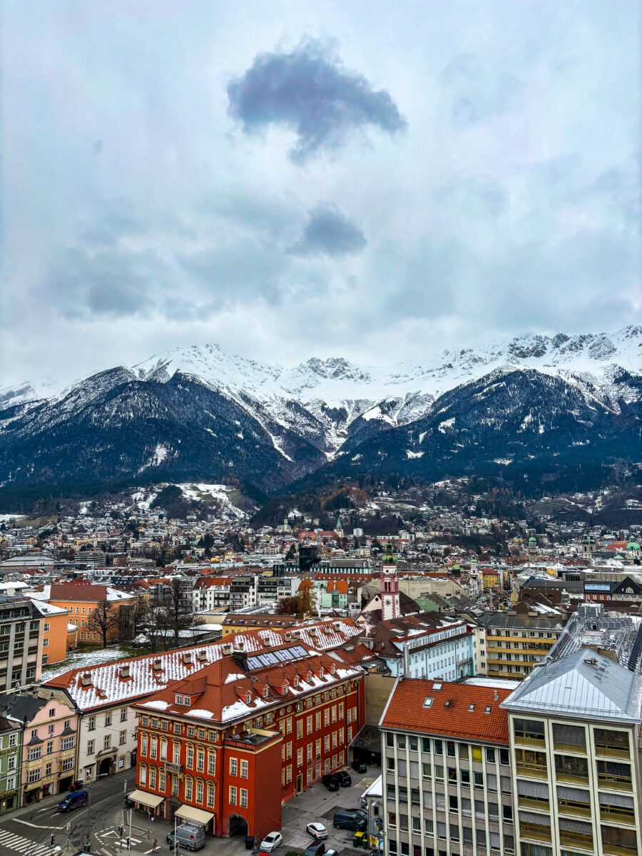 View from AC Mariott Hotel Innsbruck