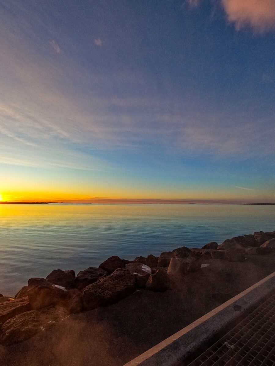 Sunset from Sky Lagoon