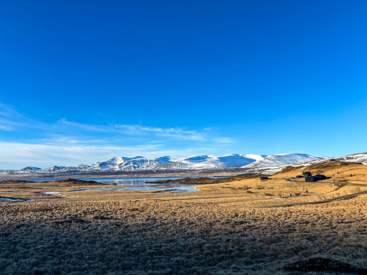 Area around Hvammsvik Hot Springs