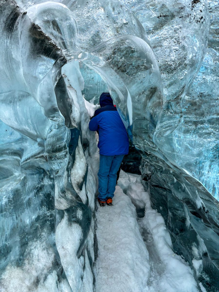 Ice Caves Iceland Narrow