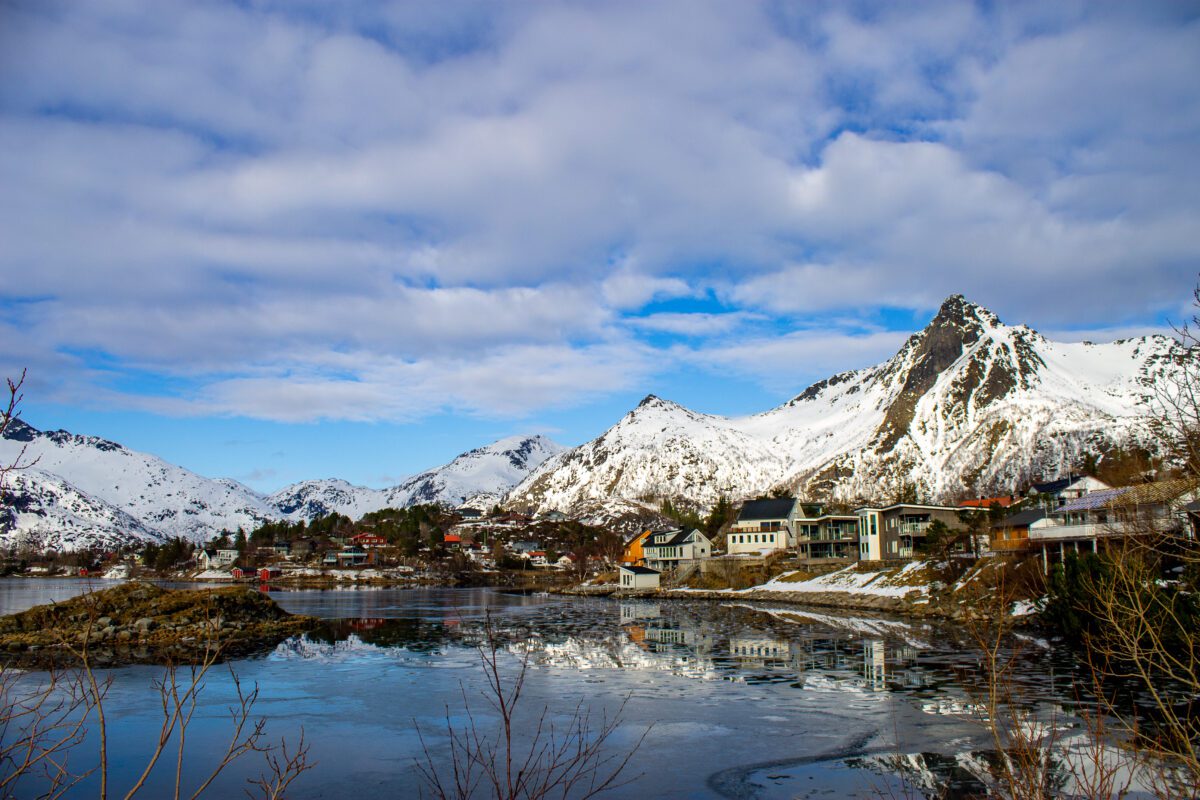 View from Svolvær Bridge