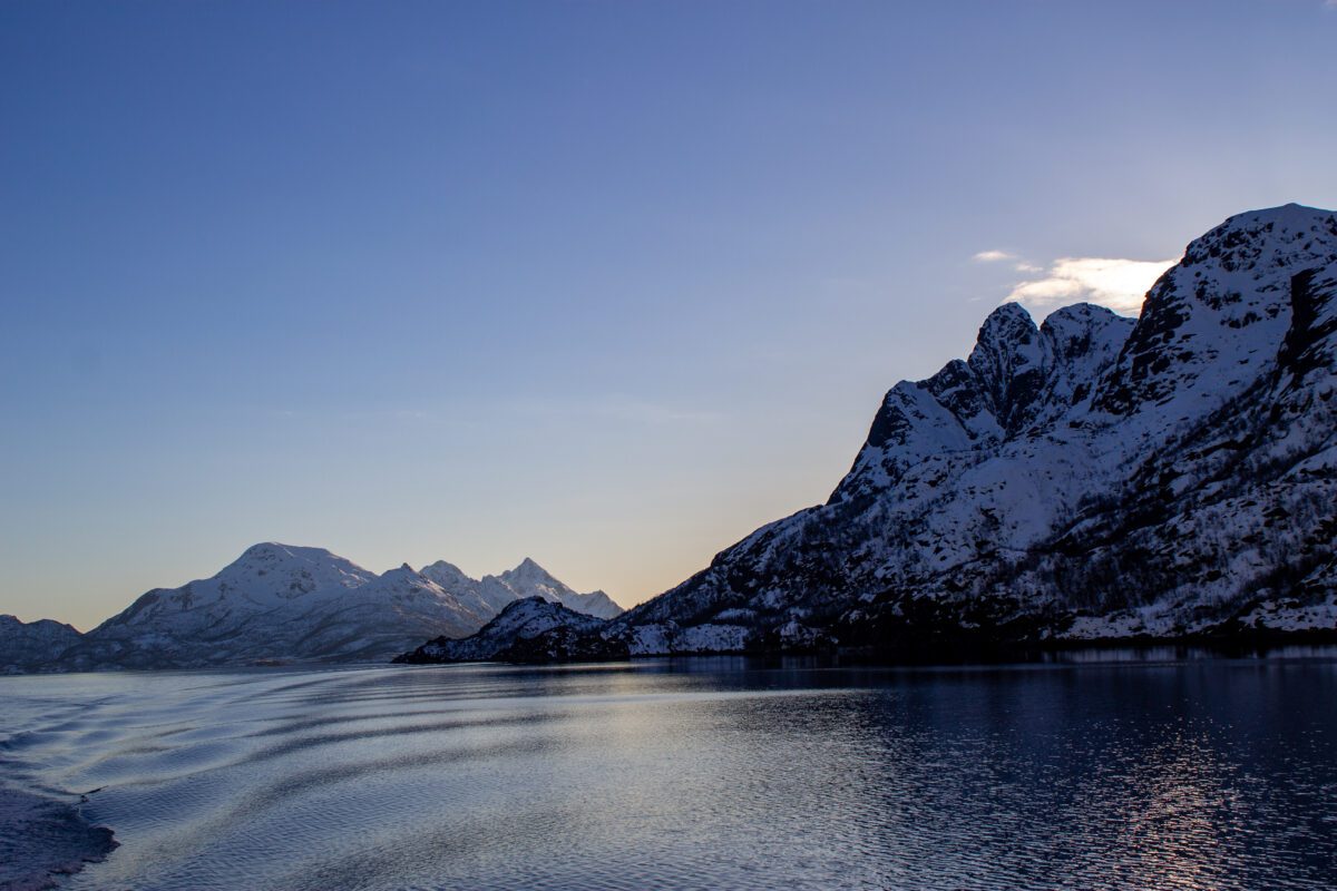 Lofoten Fjords Winter