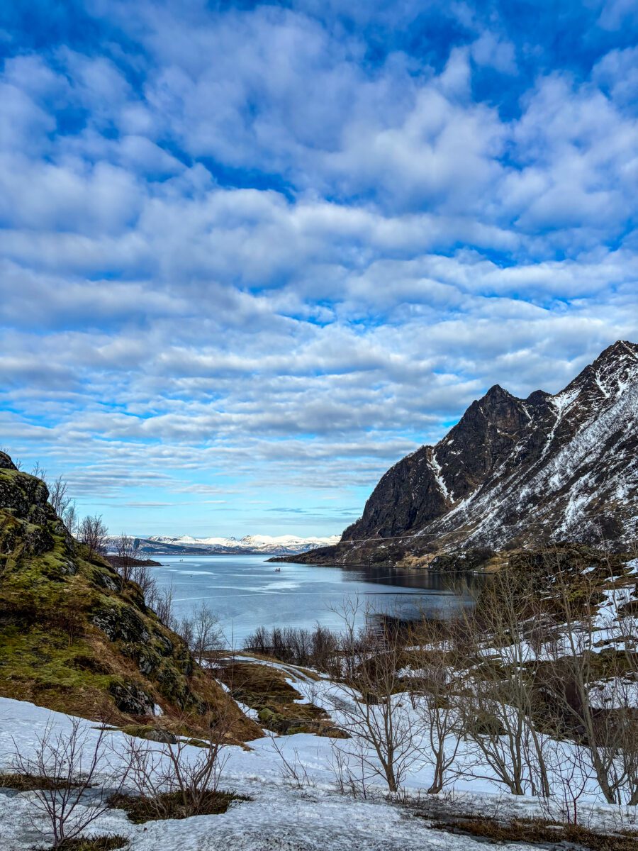 Driving into Lofoten