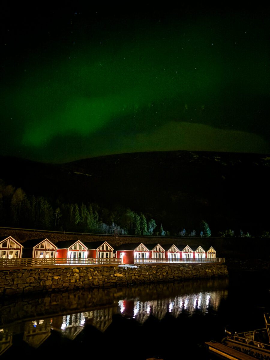 Northern Lights Starting to Come Out