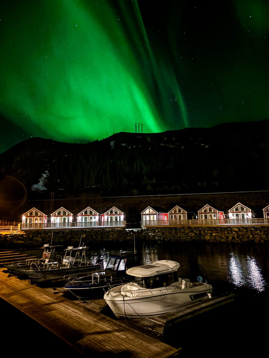 Nothern Lights over Lofoten Basecamp