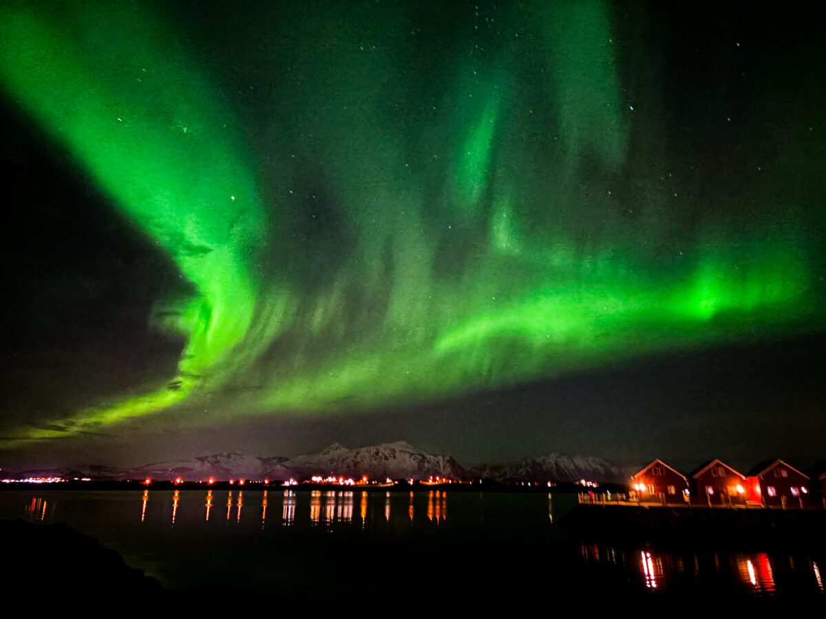 Northern Lights Leknes Norway
