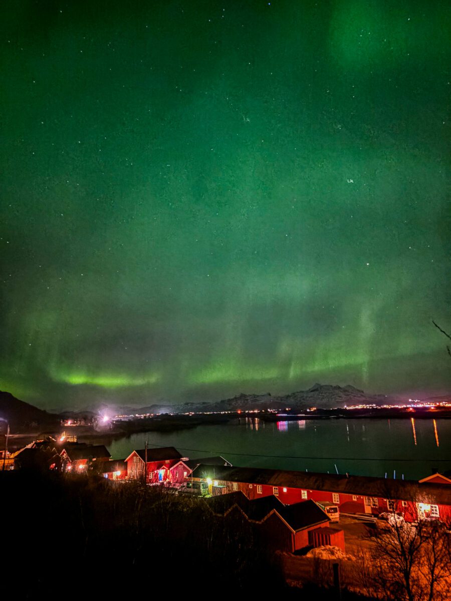 Leknes Lofoten Northern Lights
