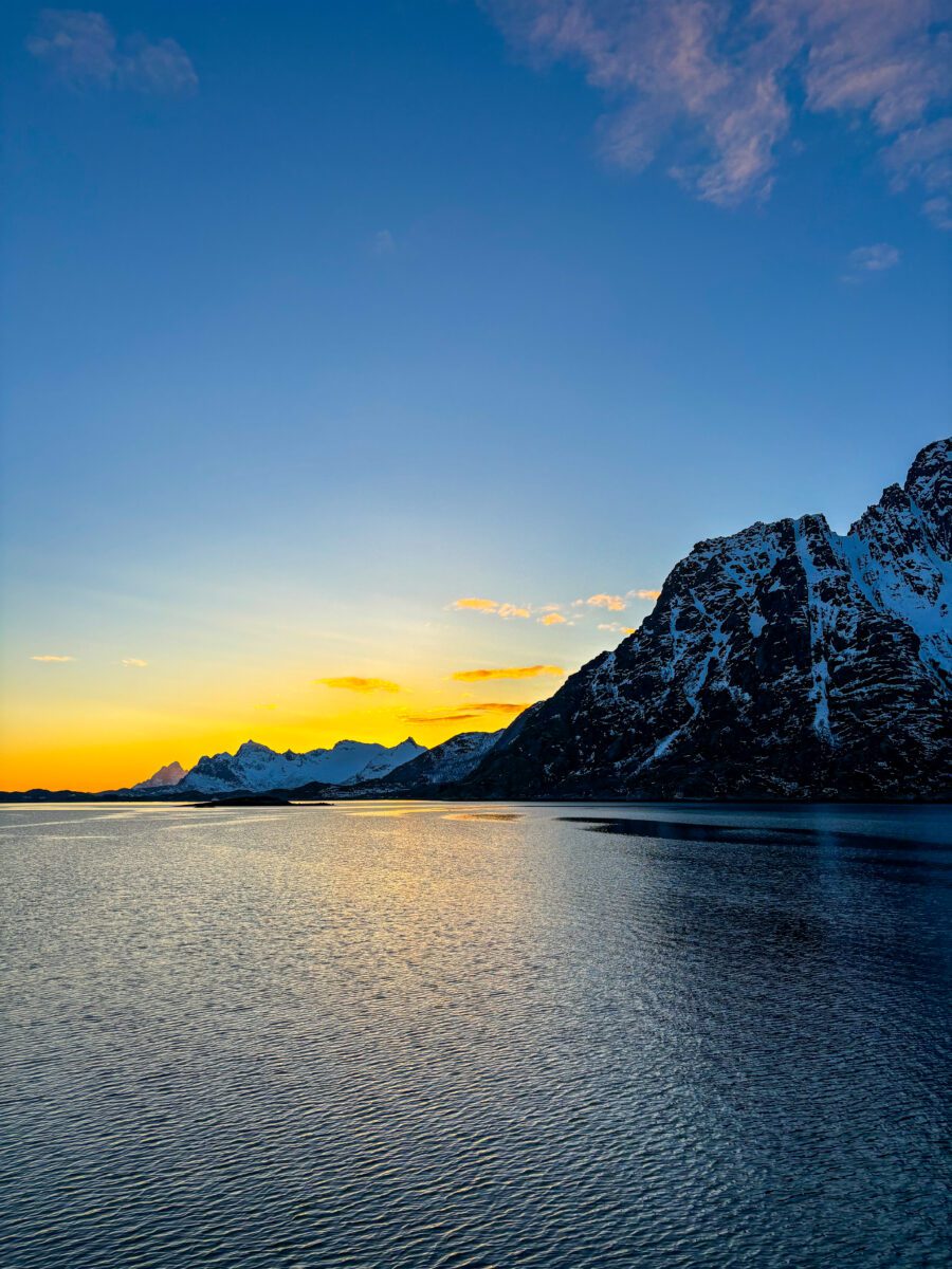 Sunset Trollfjord Norway