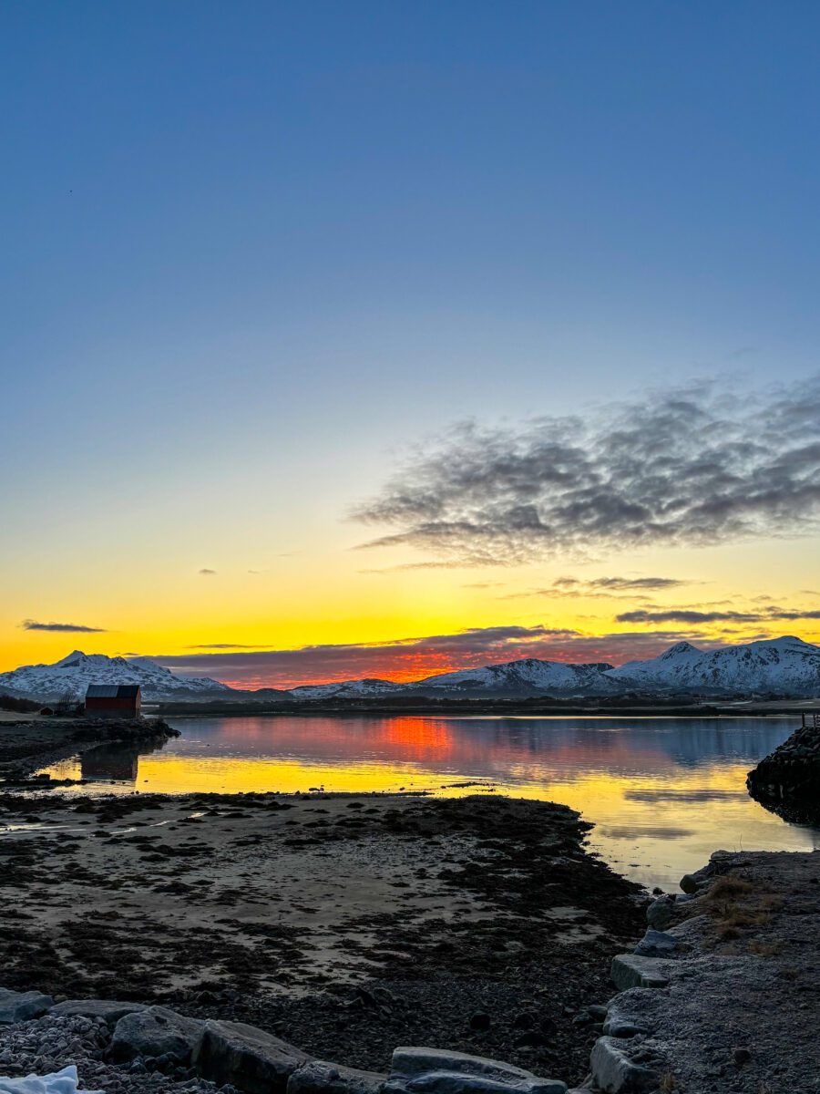 Leknes Norway Sunset