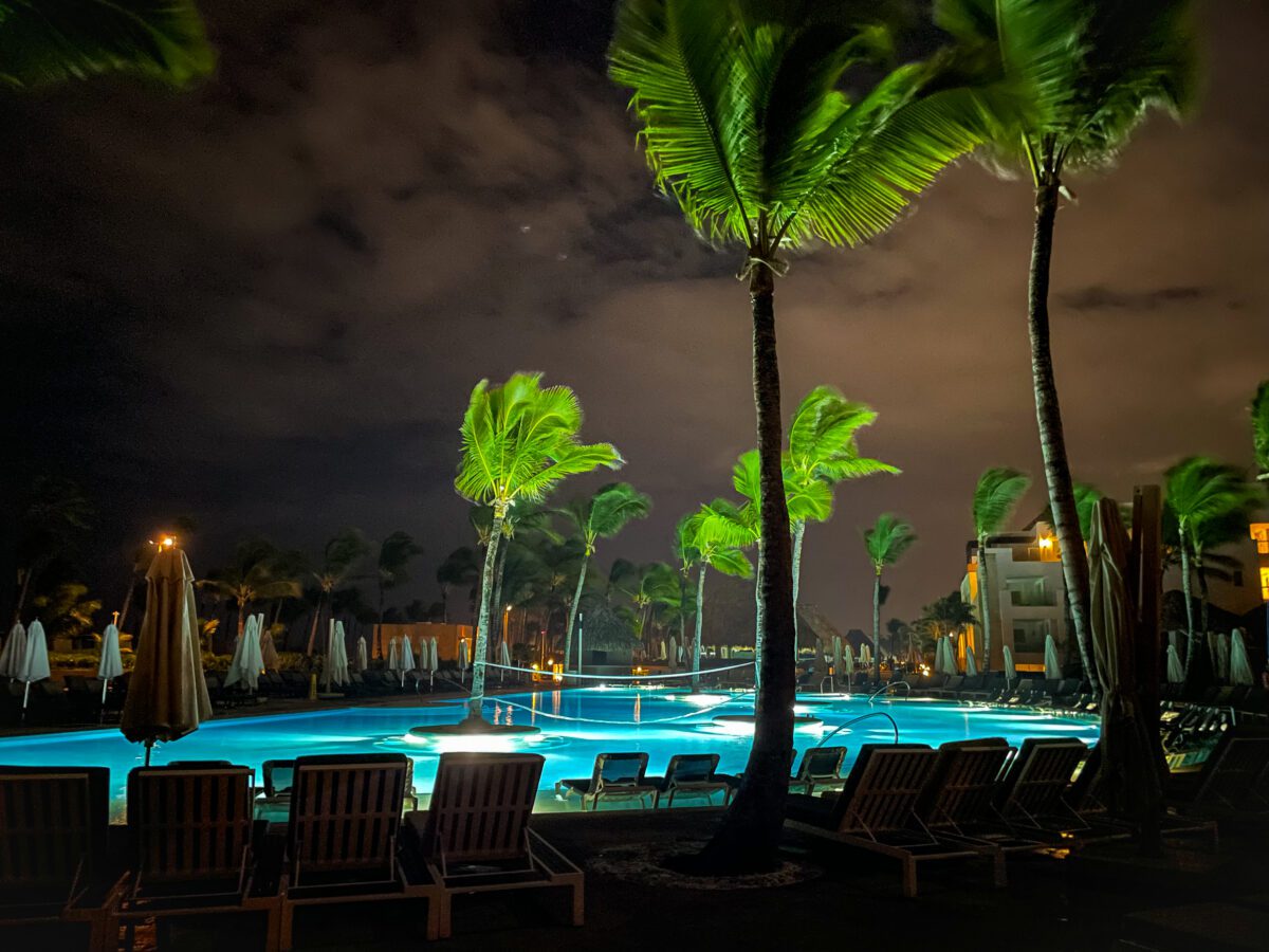 Hard Rock Punta Cana Pool Night