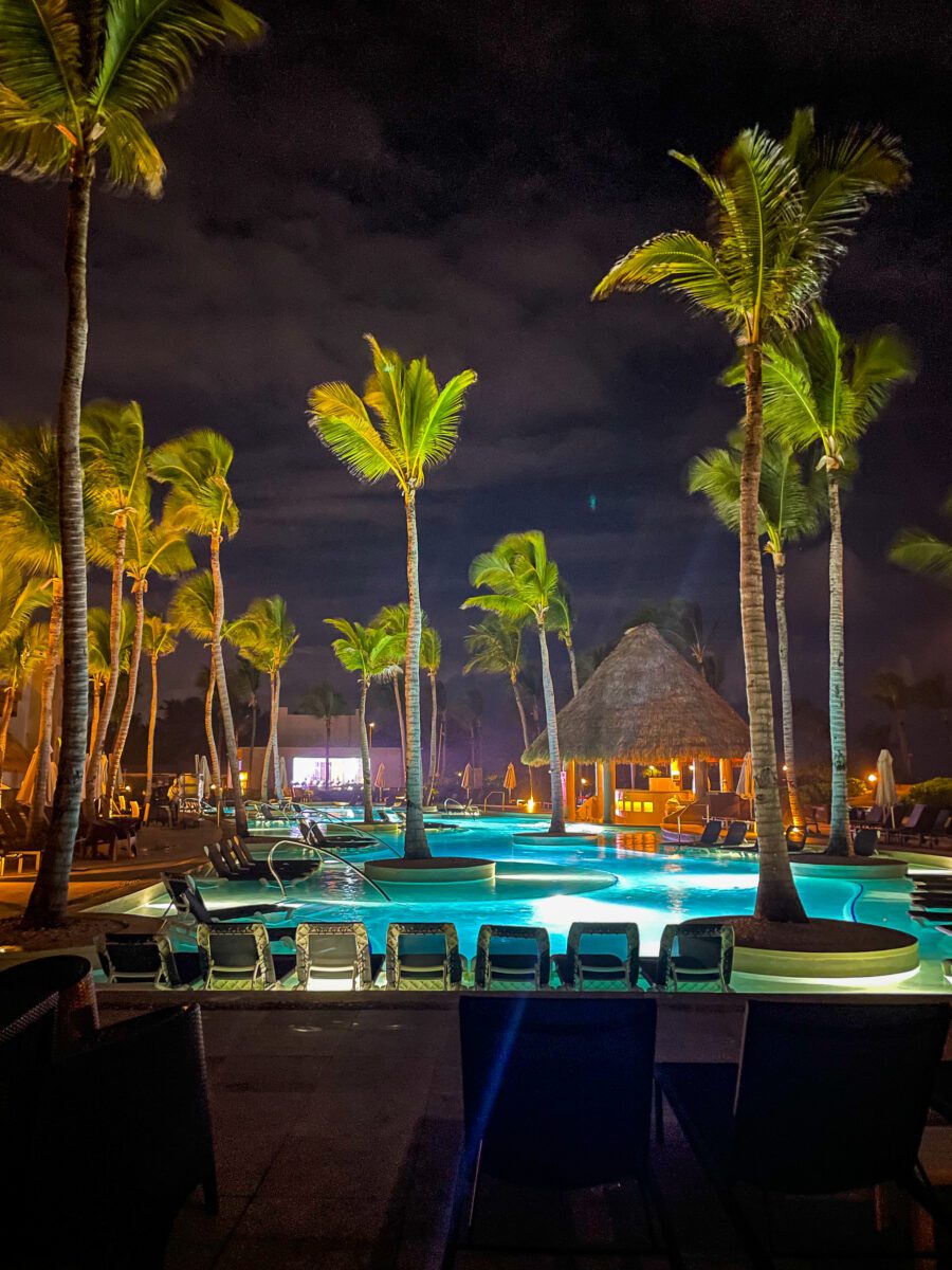 Hard Rock Punta Cana Pool Night