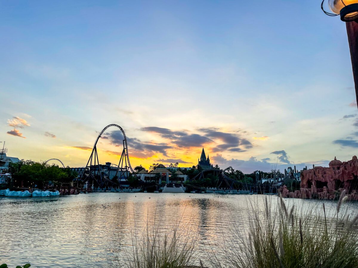 Sunset at Islands of Adventure Universal