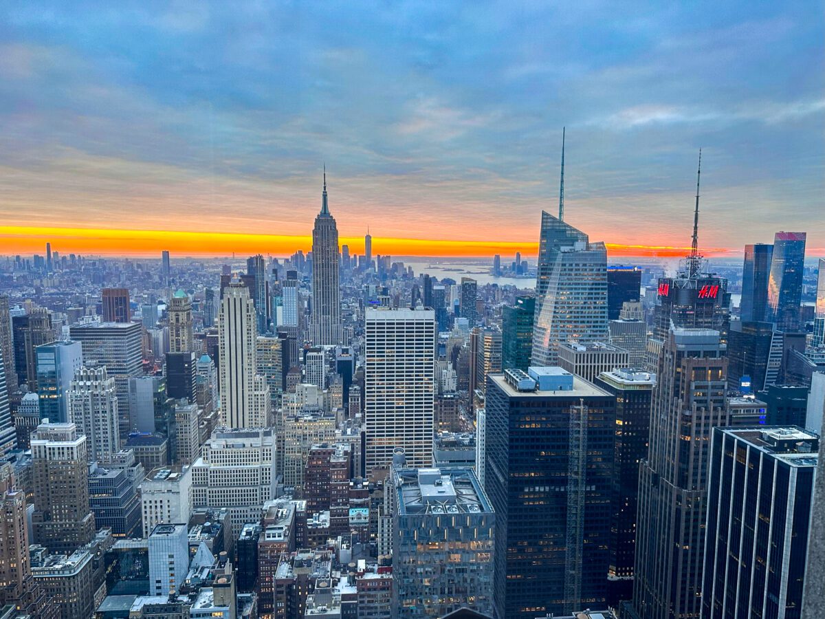 View from Top of the Rock NYC