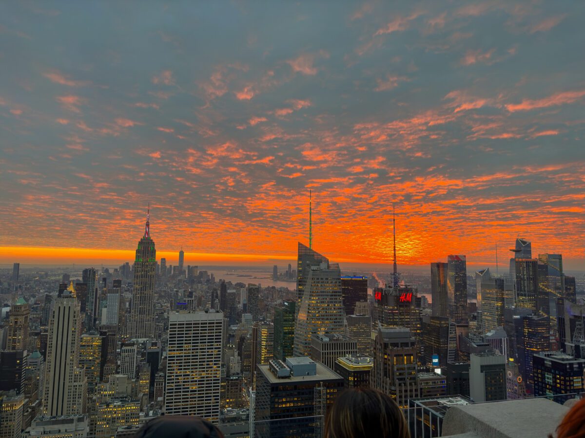 Sunset from Top of the Rock NYC