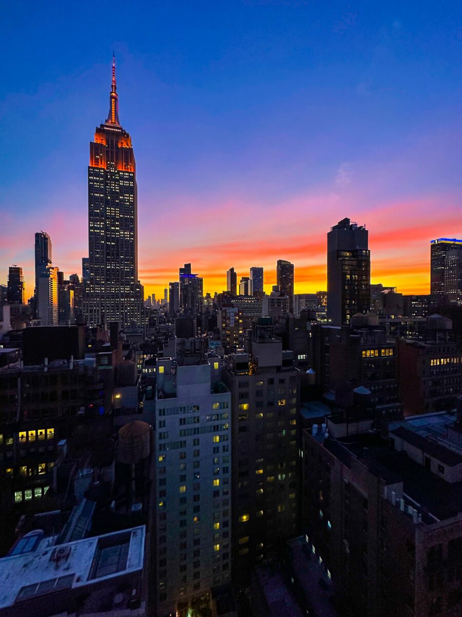 New York Skyline at Dusk