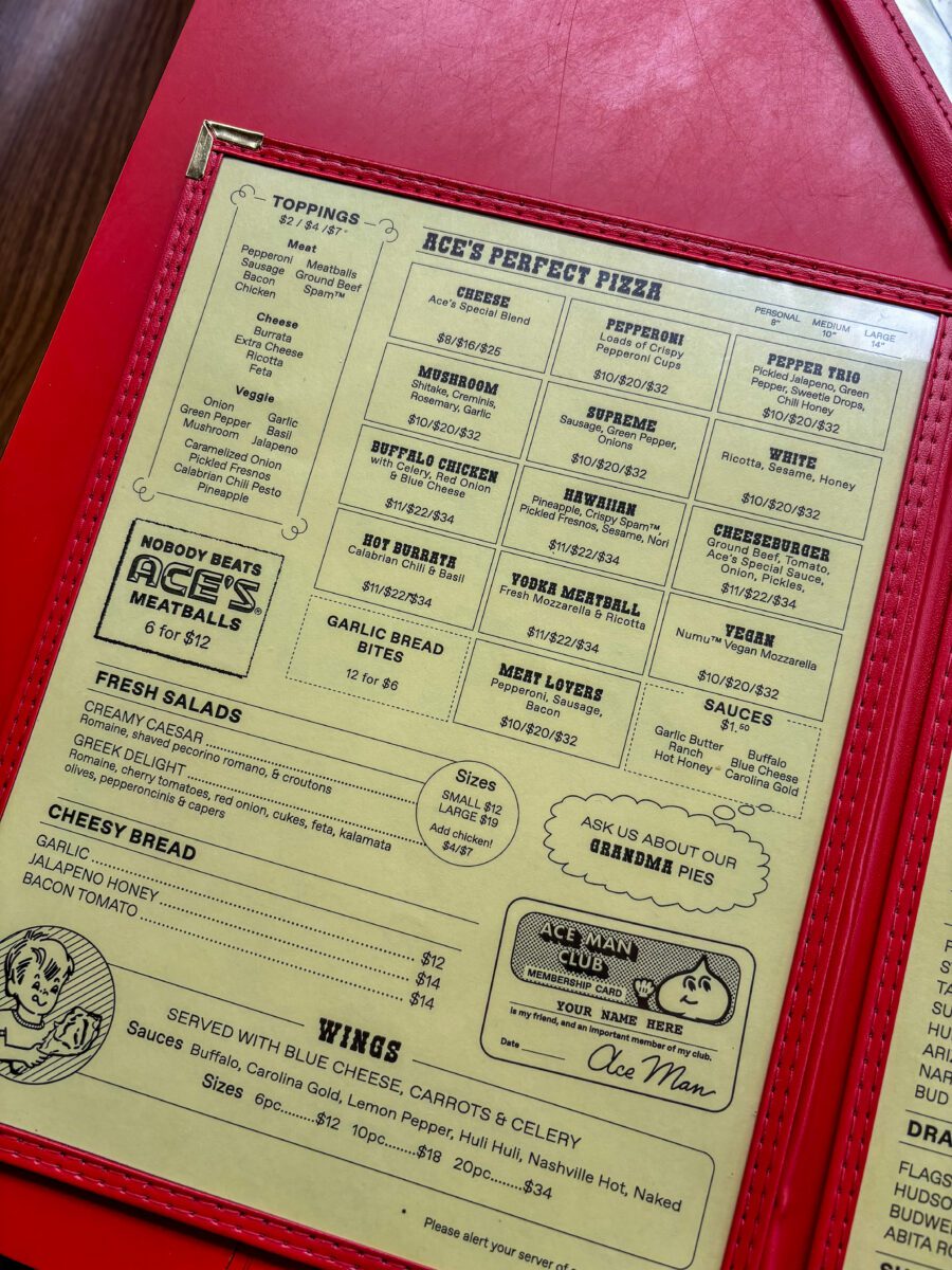 Ace's Pizza Williamsburg