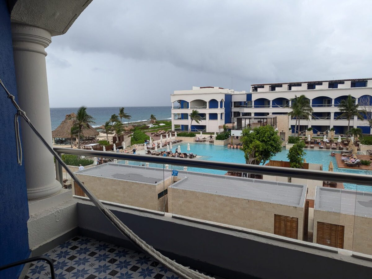 View from the Balcony Hard Rock Riviera Maya