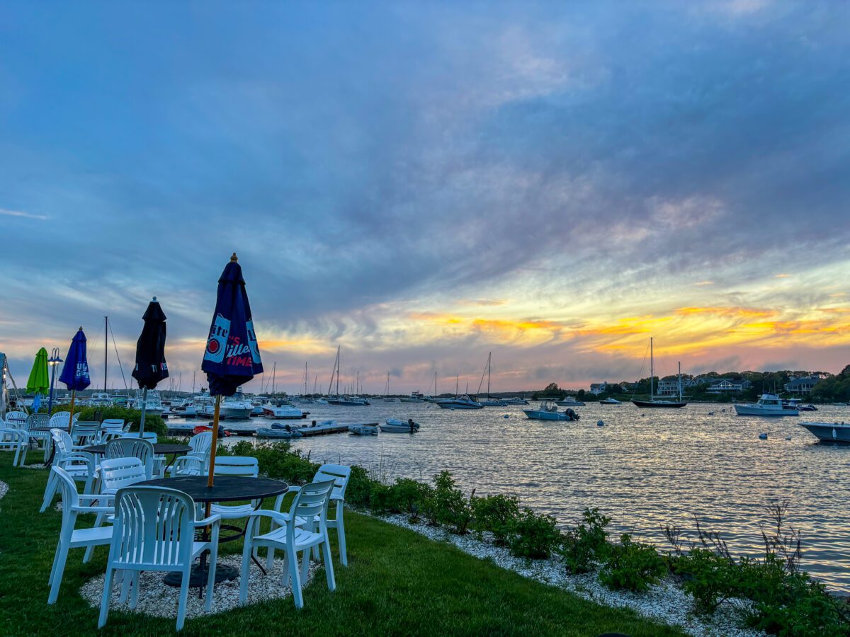 Sunset Falmouth Chart Room
