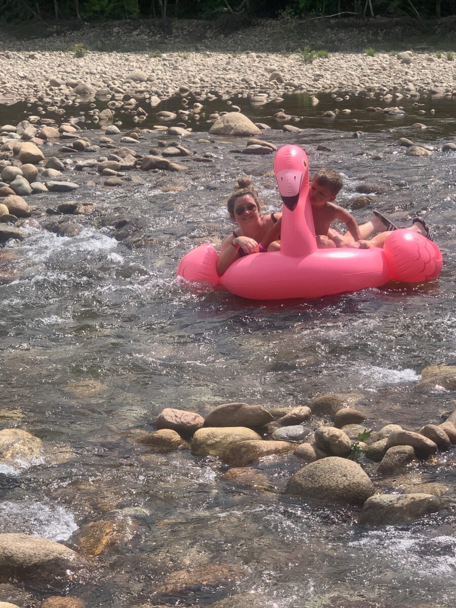Tubing in the Saco River