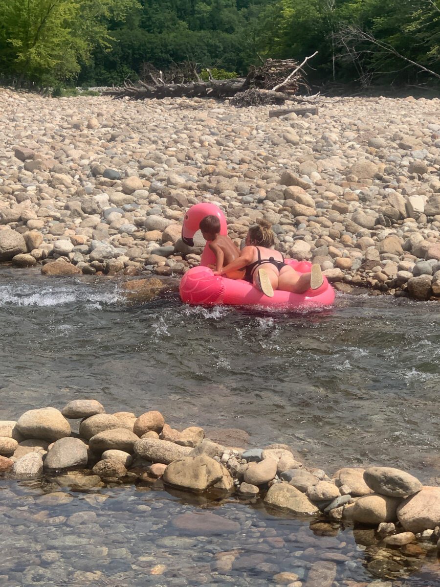 Tubing in the Saco River