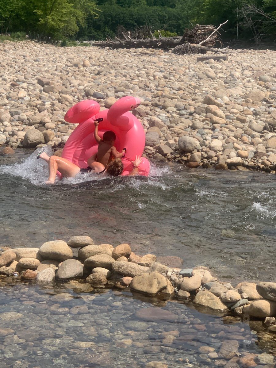 Tubing in the Saco River