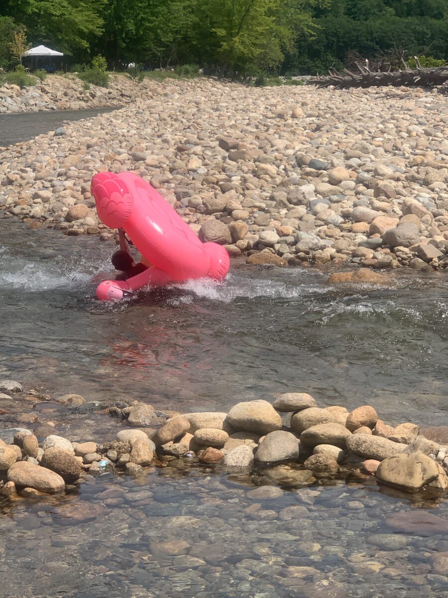 Tubing in the Saco River