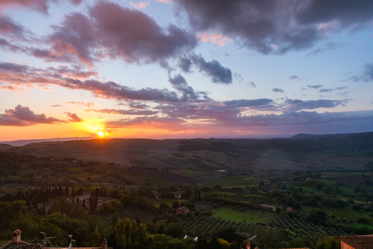 Sunset Montepulciano