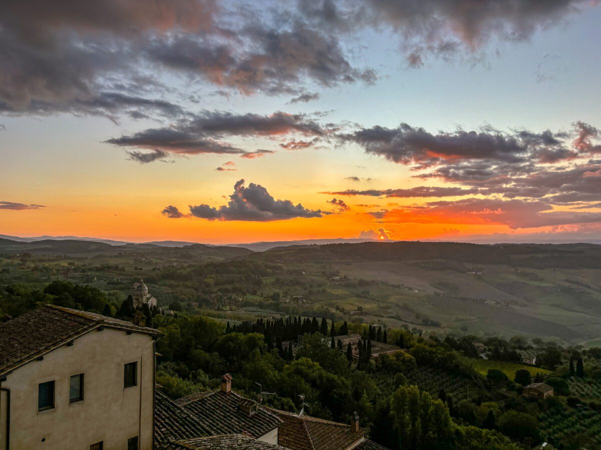 Montepulciano, Italy Sunset