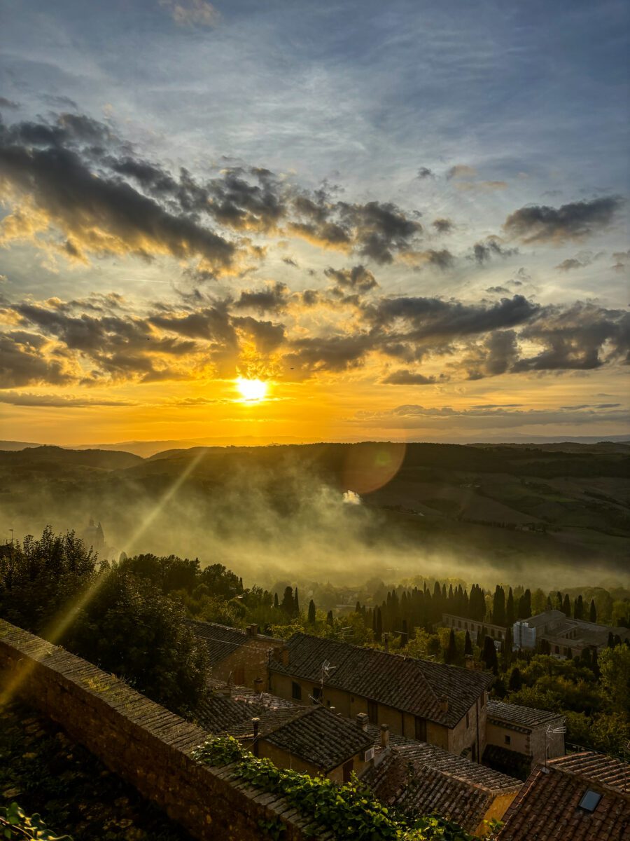 Sunset in Montepulciano