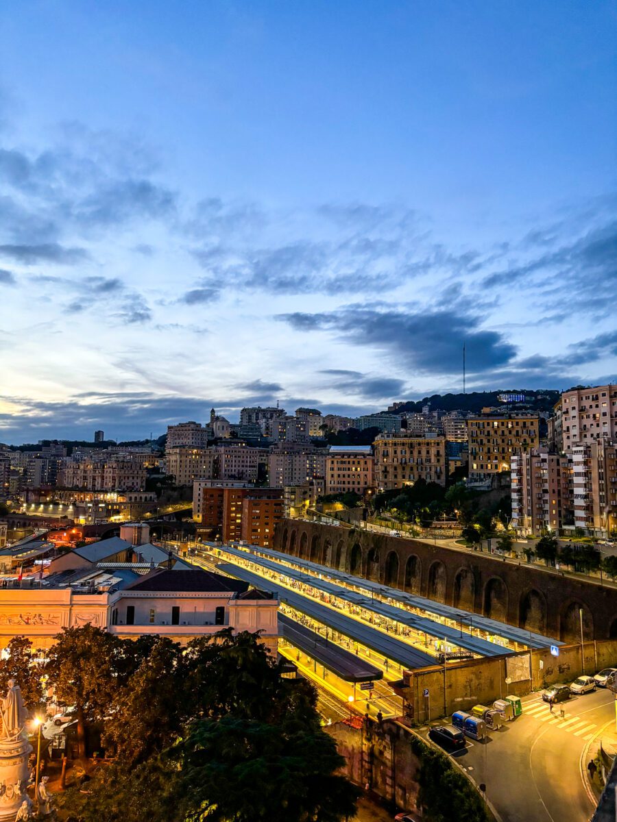Genova Italy Dusk