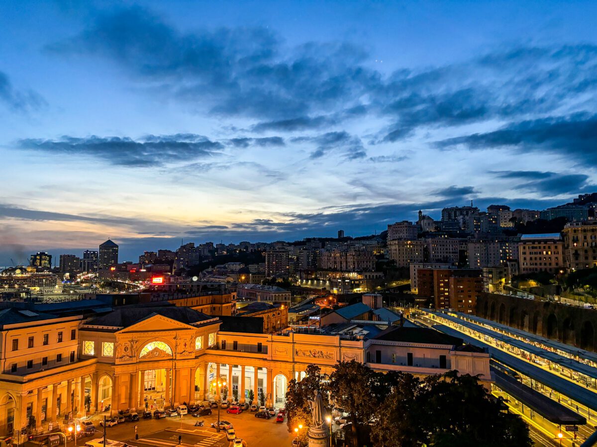 Genova Italy Dusk