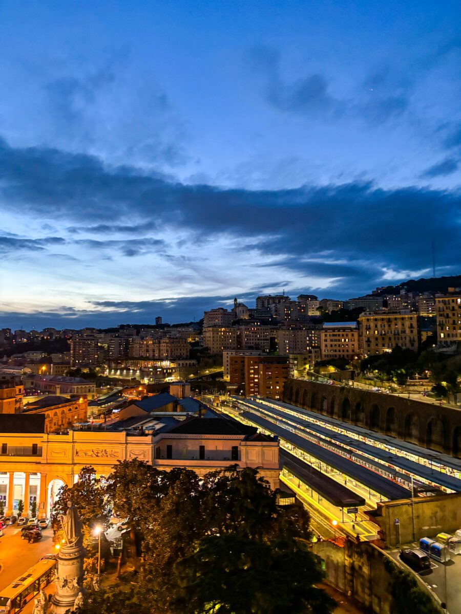 Genova Italy Dusk