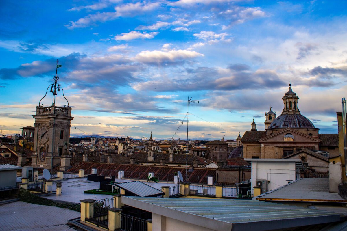 Dusk in Rome