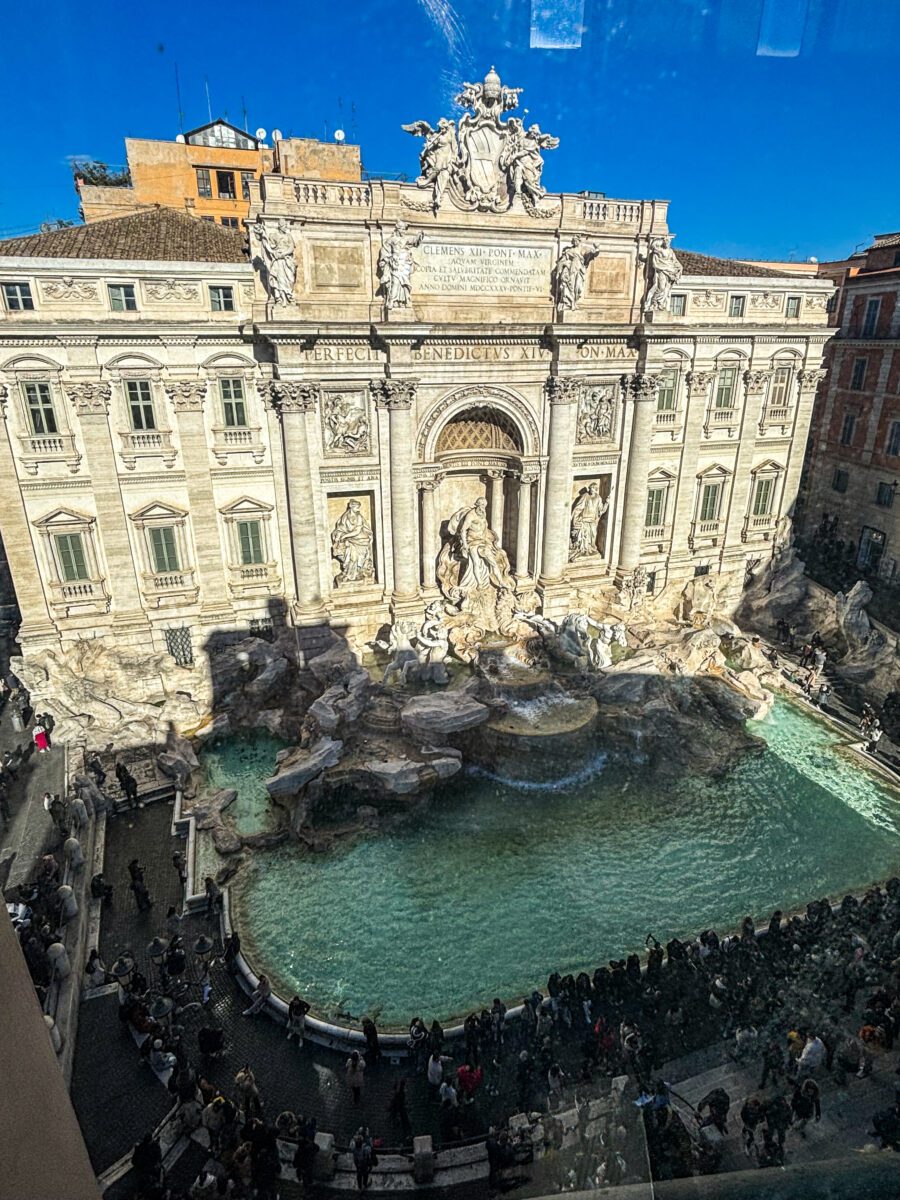 Trevi Fountain Aerial VIew