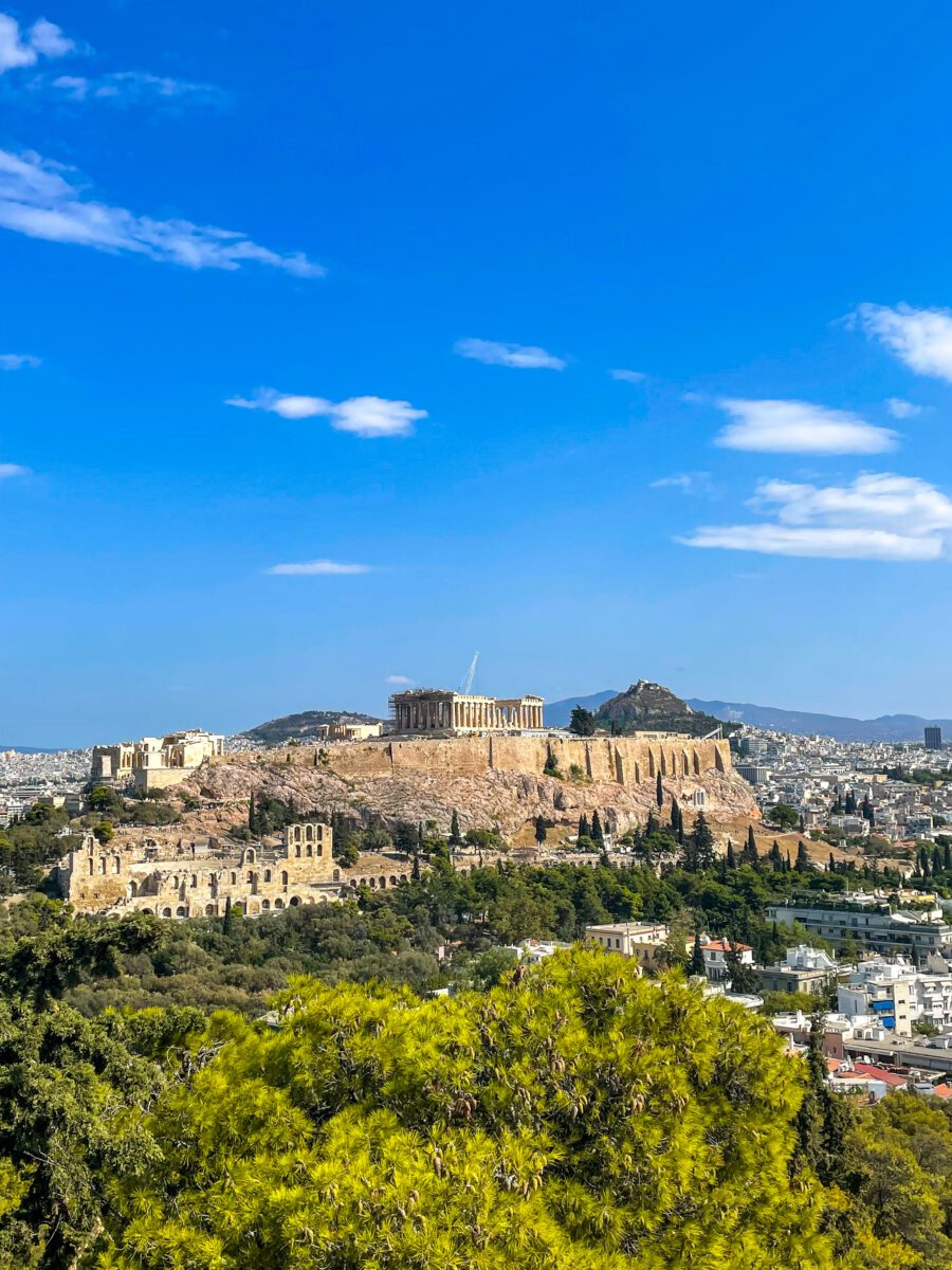 View from Filopappou Hill Athens