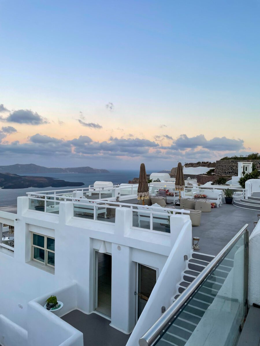 Dusk in Santorini