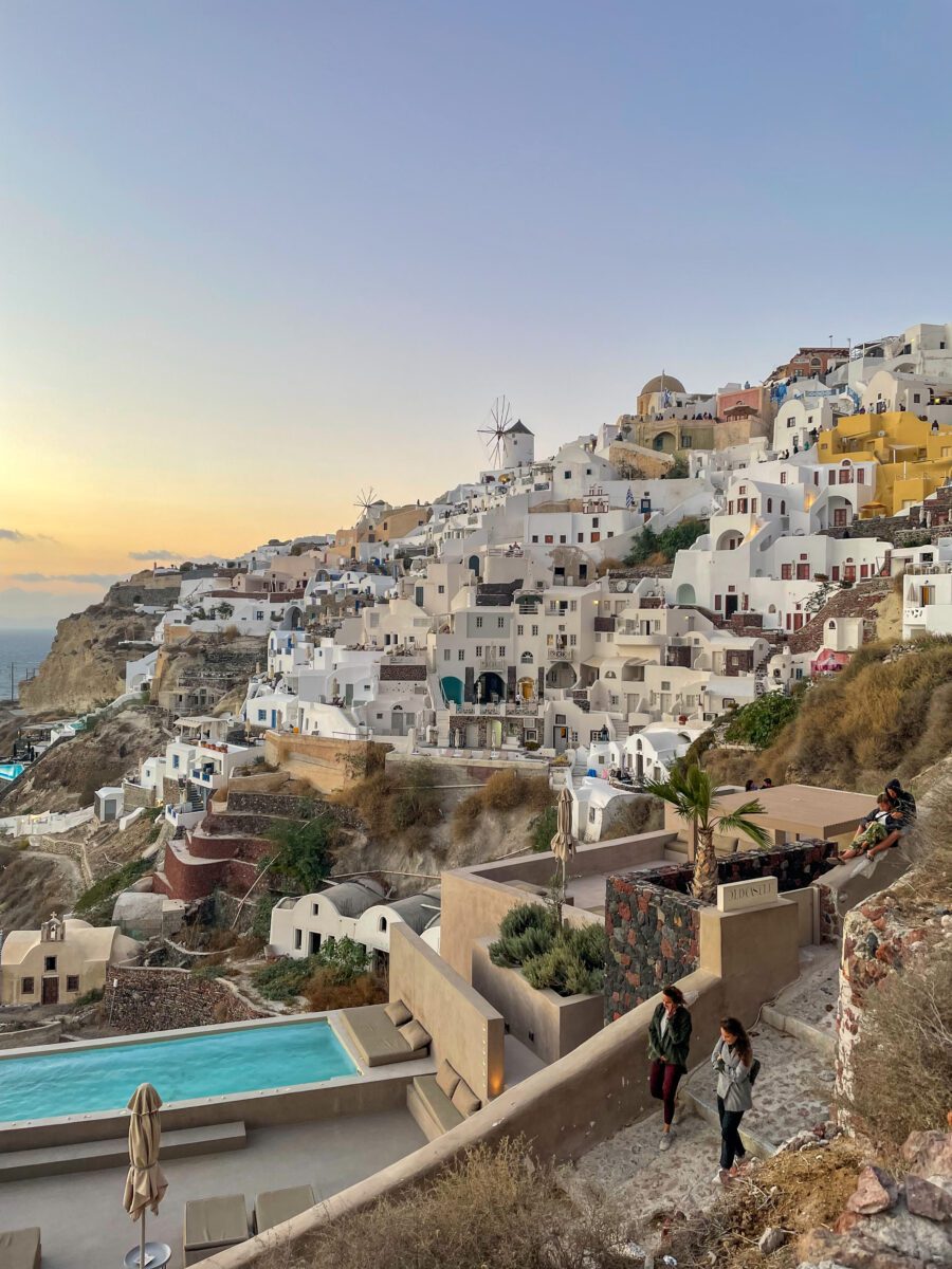 Sunset in Santorini