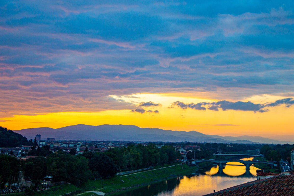 Sunset from the Westin Rooftop Florence
