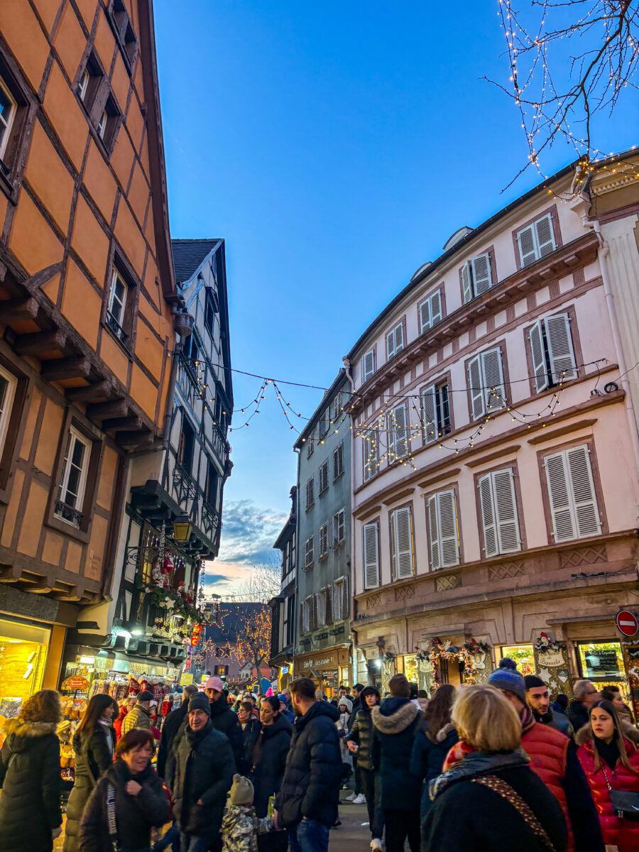 Colmar Chrismas Market Crowds