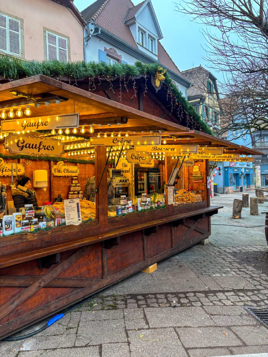 Obernai France Christmas Stall