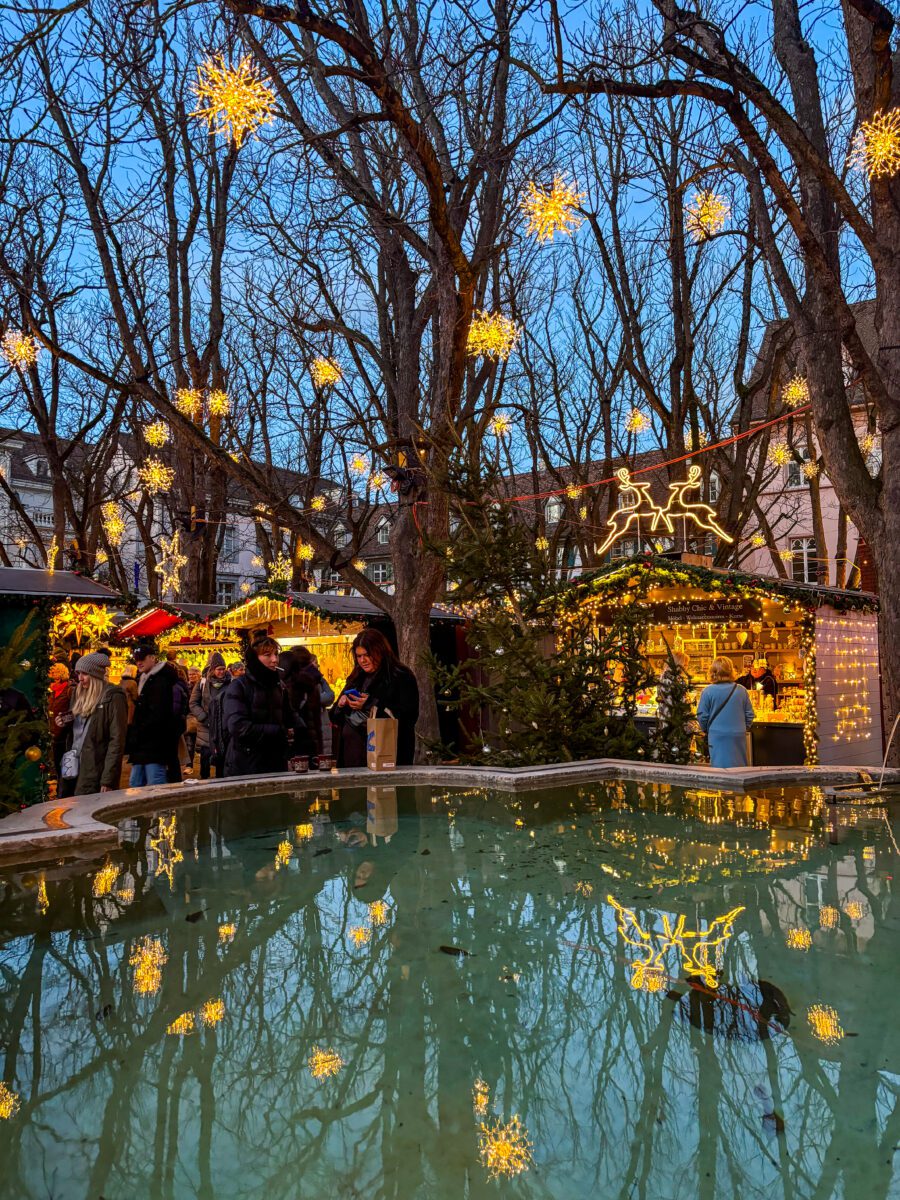 Basel Christmas Market Lights
