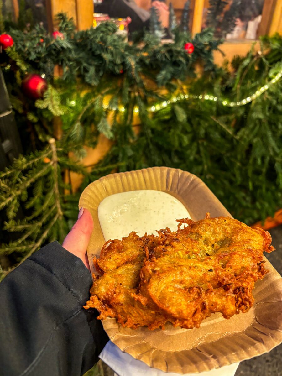 Potato Pancakes Basel Christmas Market