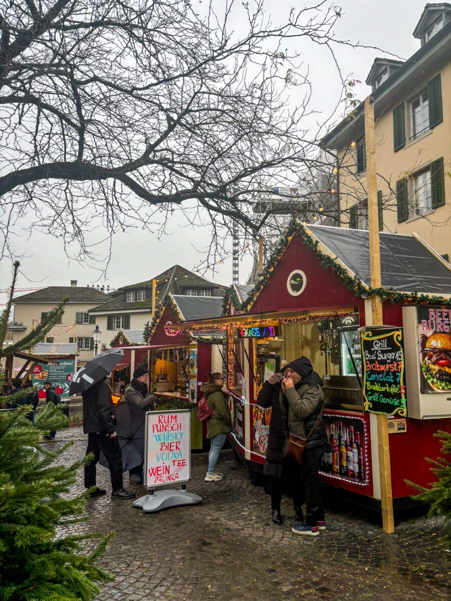 Zurich Old Town Dörfli Christmas Market
