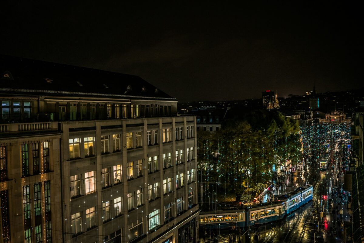 Zuirch Bahnhofstrasse Lights