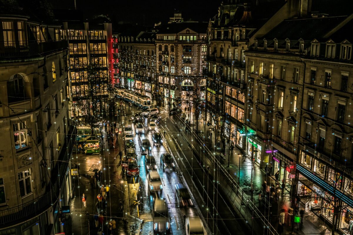 Zuirch Bahnhofstrasse Lights