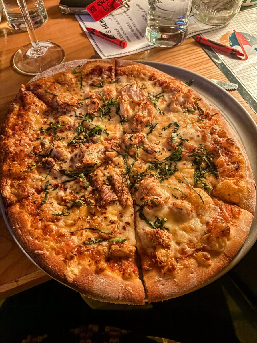 Pizza from the Bench Stowe